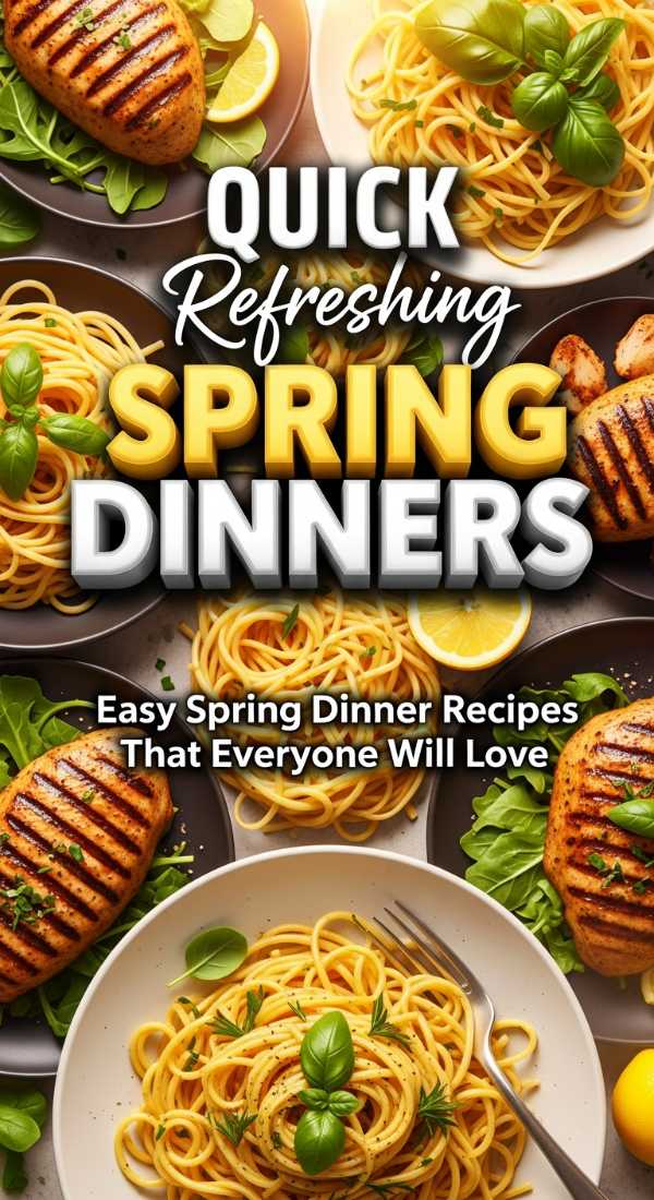 Refreshing Easy Spring Dinner Recipes To Try Today 69ef028c860d6