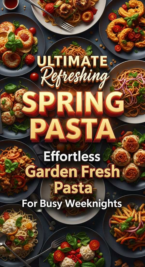 Refreshing Easy Spring Pasta Recipe 69ef014507733