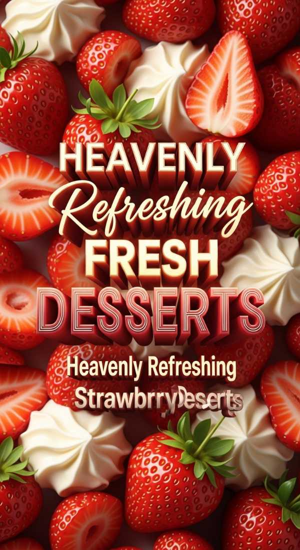 Refreshing Fresh Strawberry Desserts Guide 69dfdb033f69c