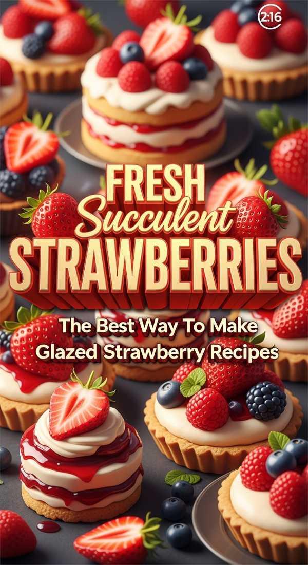 Refreshing Glazed Strawberry Recipe Ideas
