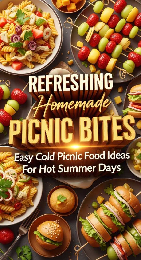 Refreshing Homemade Picnic Bites For Summer 69dfdafc7799f