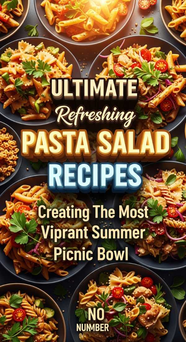 Refreshing Mediterranean Summer Pasta Salad Bowl 69edb73b328e3