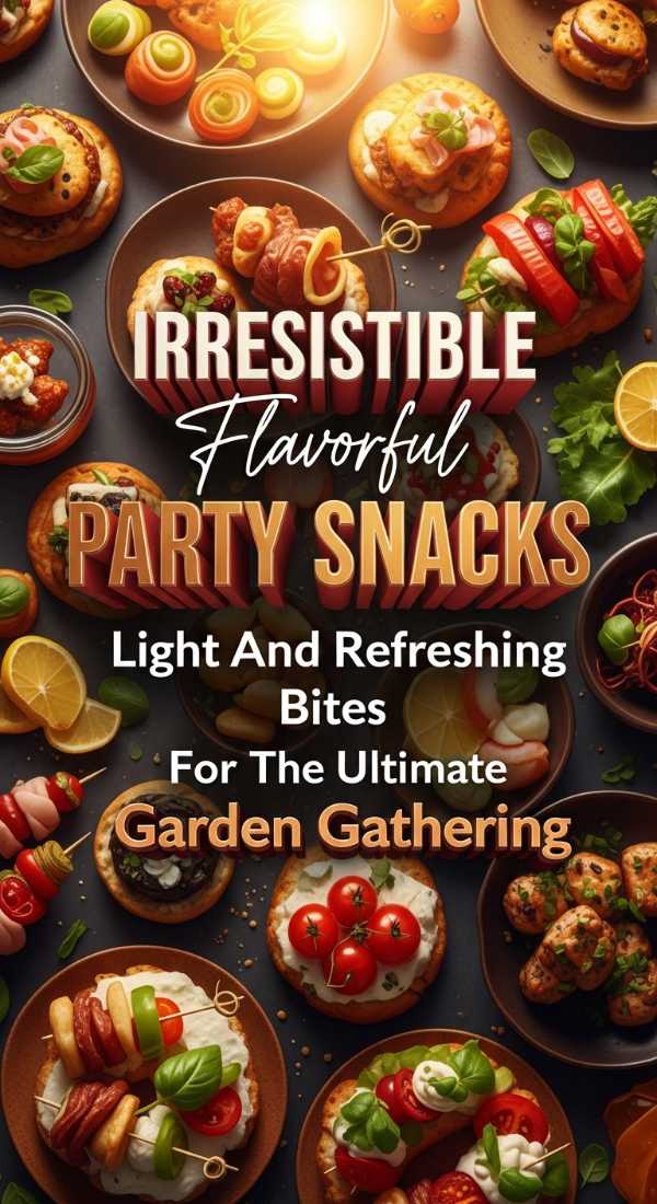 Refreshing Party Snacks For The Ultimate Garden Gathering 69e9bc9cada36
