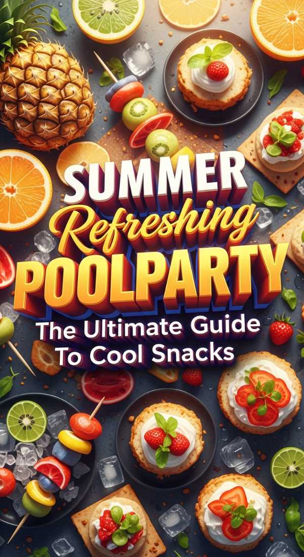 Refreshing Pool Party Food Ideas To Stay Cool 69ef02853c1ef