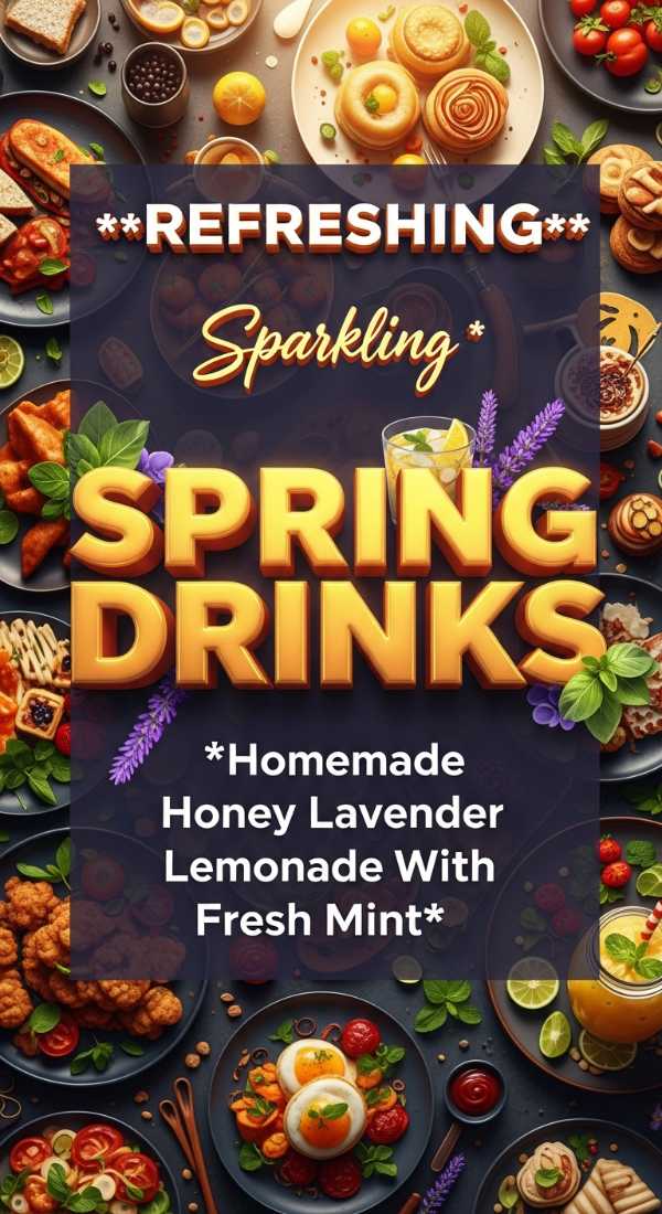 Refreshing Sparkling Honey Lavender Spring Lemonade 69ef027e4bffa