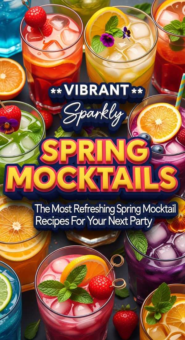 Refreshing Spring Mocktail Recipes for Parties