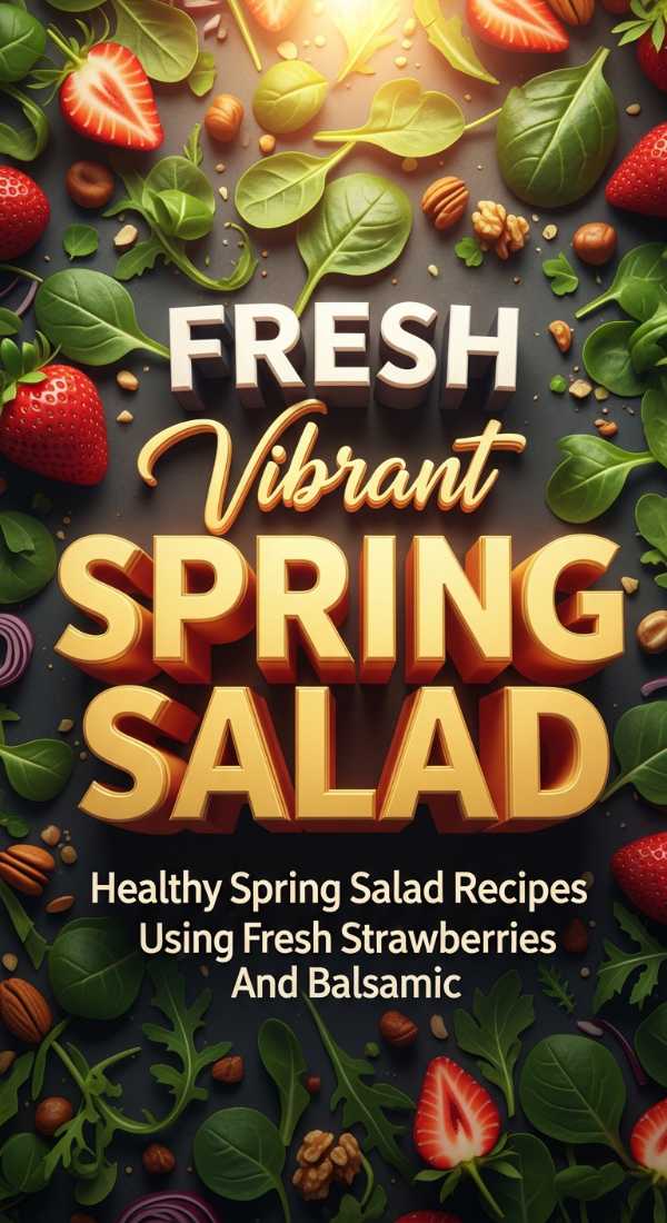 Refreshing Spring Salad With Strawberries 69f203e77b80d