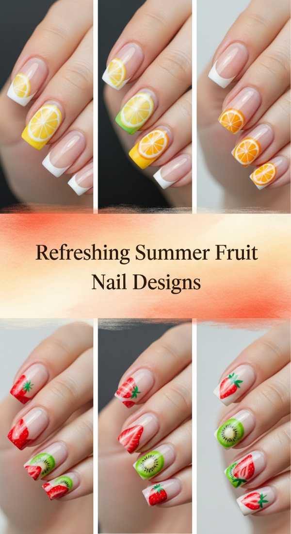 Refreshing Summer Fruit Nail Designs 69e350f561ad1