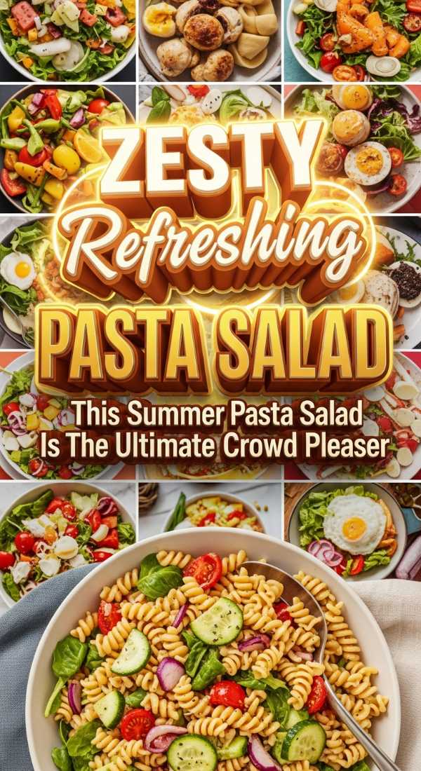 Refreshing Summer Pasta Salad Recipe For Picnics 69edb737c4da6