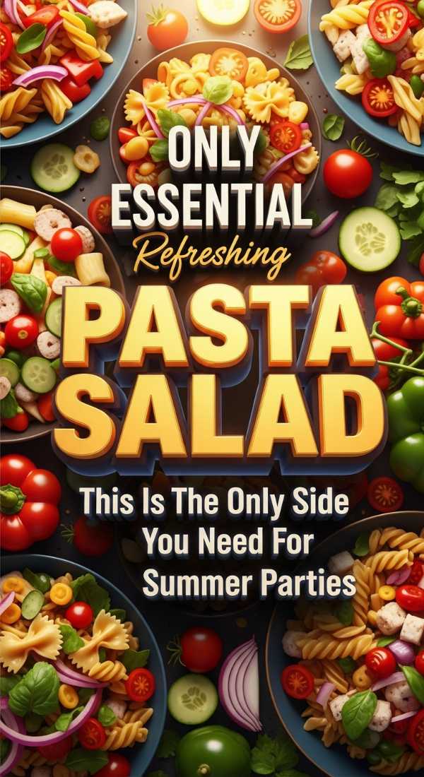Refreshing Summer Pasta Salad Recipe For Picnics 69eefdf782e8b