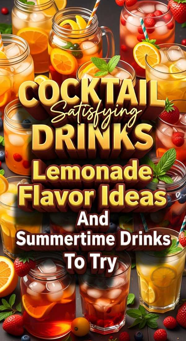 Refreshing Summertime Drinks And Lemonade 69edb5c38bd22