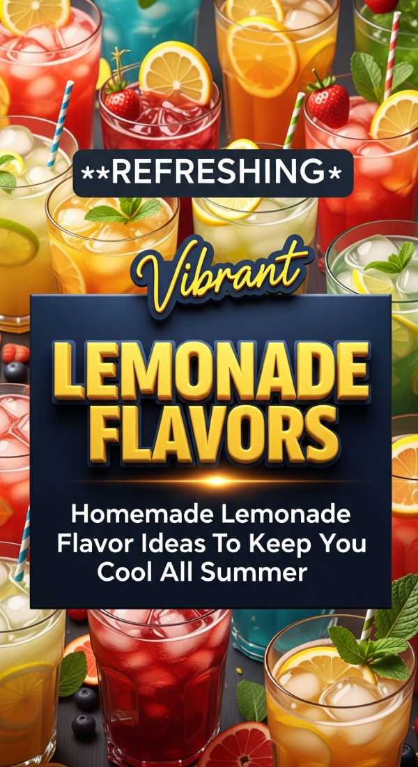 Refreshing Vibrant Lemonade Flavor Ideas 69f061d45a7bb