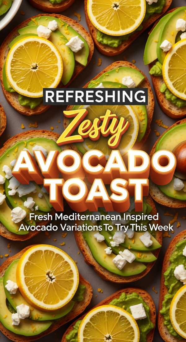 Refreshing Zesty Avocado Toast 69eb0f3f37d22
