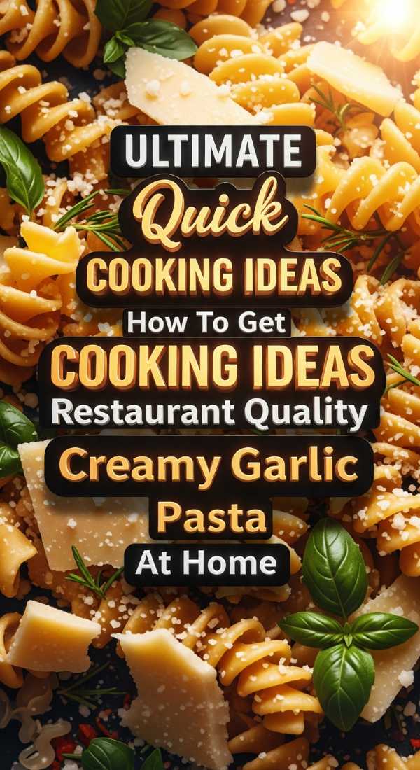 Restaurant Style Creamy Garlic Pasta 69dde7c4c6bee