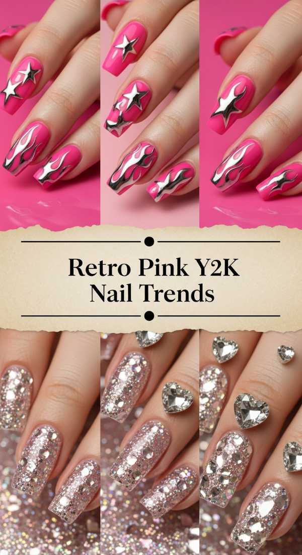Retro Pink Y2k Nail Trends 69eb727992b0e