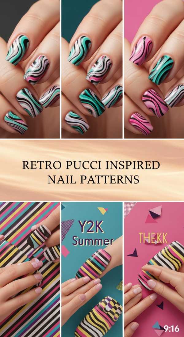 Retro Pucci Inspired Nail Patterns 69f0ca3242c24