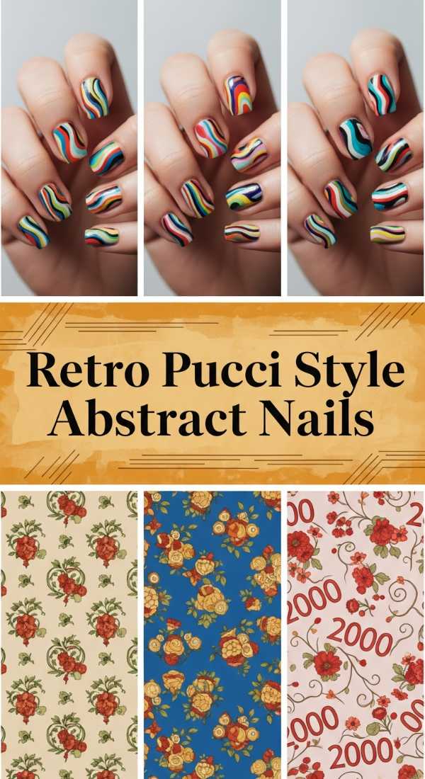 Retro Pucci Style Abstract Nails 69ef3c6d352a0