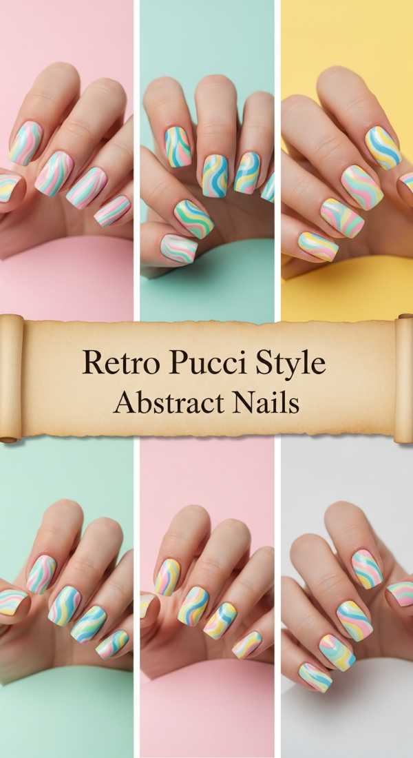 Retro Pucci Style Abstract Nails 69f0cc41bfe4d
