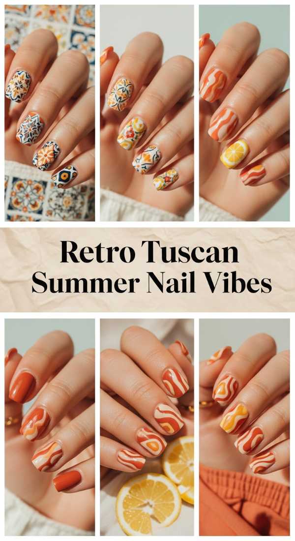 Retro Tuscan Summer Nail Vibes 69ef3c652d6e4