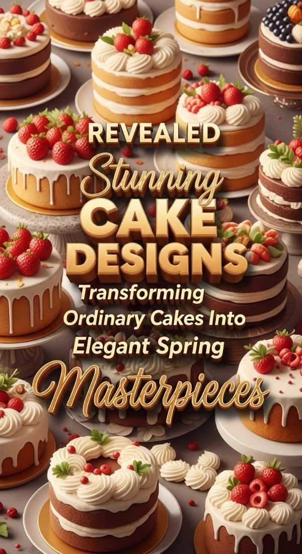 Revealed Stunning Spring Cake Masterpiece Designs 69e9bbb00bd9f