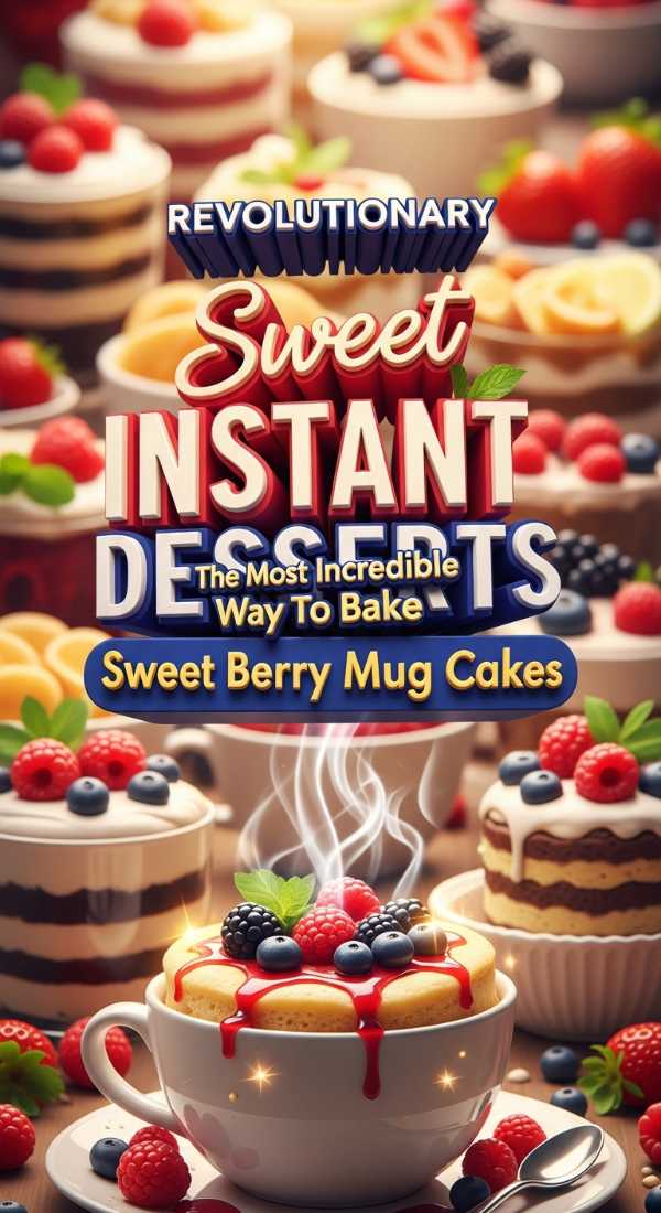 Revolutionary Sweet Berry Mug Cake Tutorial 69e363c6617a1