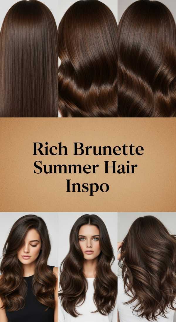 Rich Brunette Summer Hair Inspo 69ee52f694466