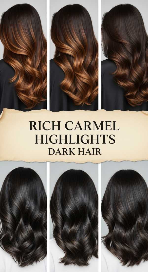 Rich Carmel Highlights Dark Hair 69e9d40d41513