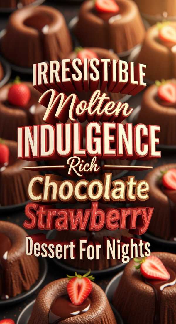 Rich Chocolate Strawberry Lava Cake Secrets 69dfd9574ec5a