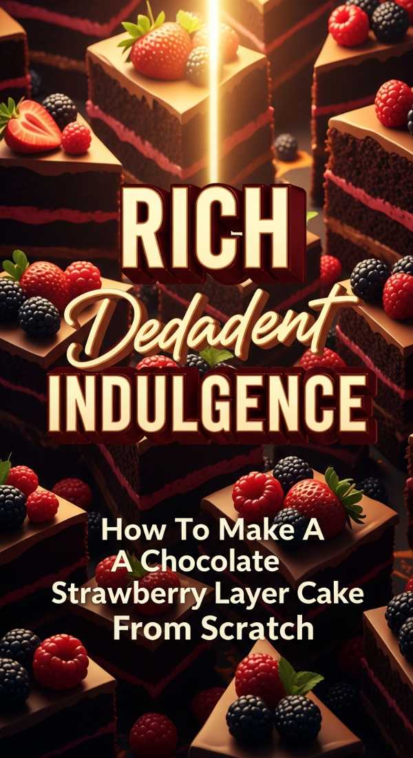 Rich Chocolate Strawberry Layer Cake 69ec8d51c489e