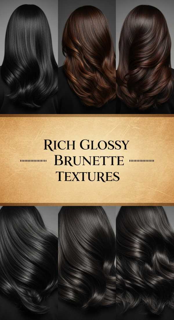 Rich Glossy Brunette Textures 69e4f67908b4b
