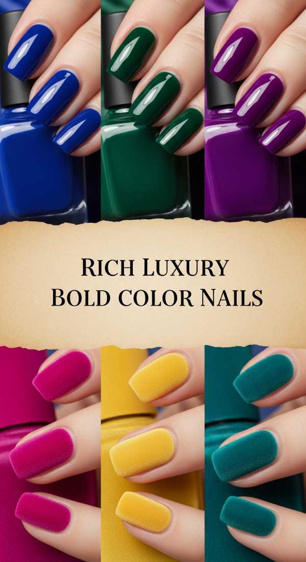 Rich Luxury Bold Color Nails 69e72cb78eeac