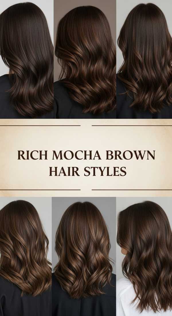 Rich Mocha Brown Hair Styles 69ecedadecec7