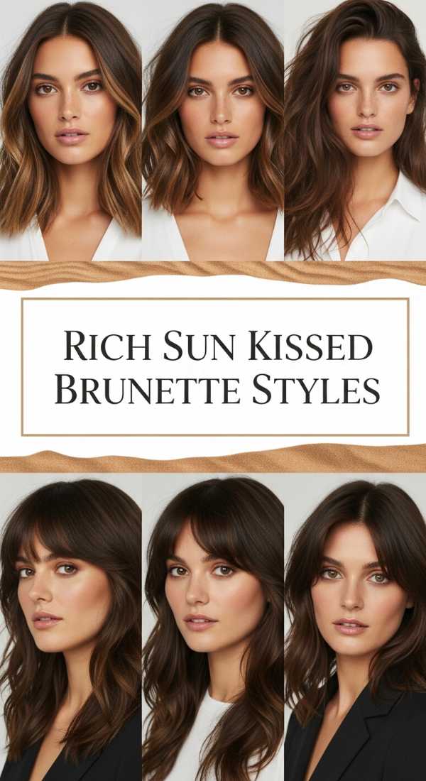 Rich Sun Kissed Brunette Styles 69ef493b4ca08