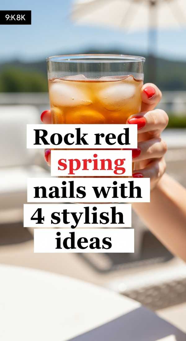 Rock Red Spring Nails With 4 Stylish Ideas 69ea699e92118