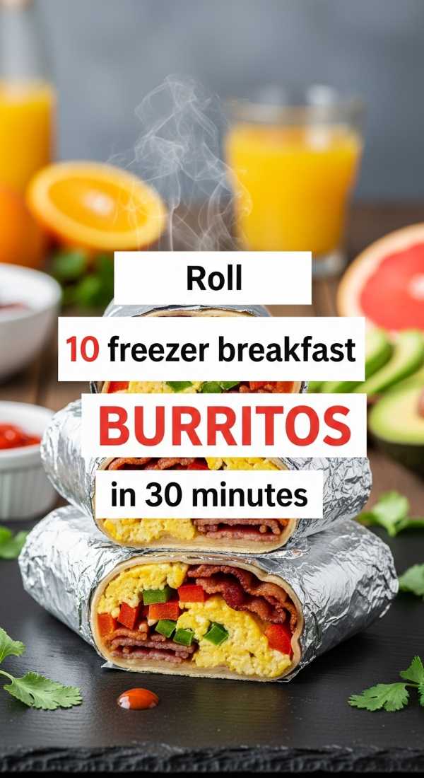 Roll 10 Freezer Breakfast Burritos In 30 Minutes 69e9b569e1b77
