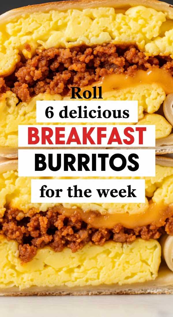 Roll 6 Delicious Breakfast Burritos For The Week 69e20d35a19dc