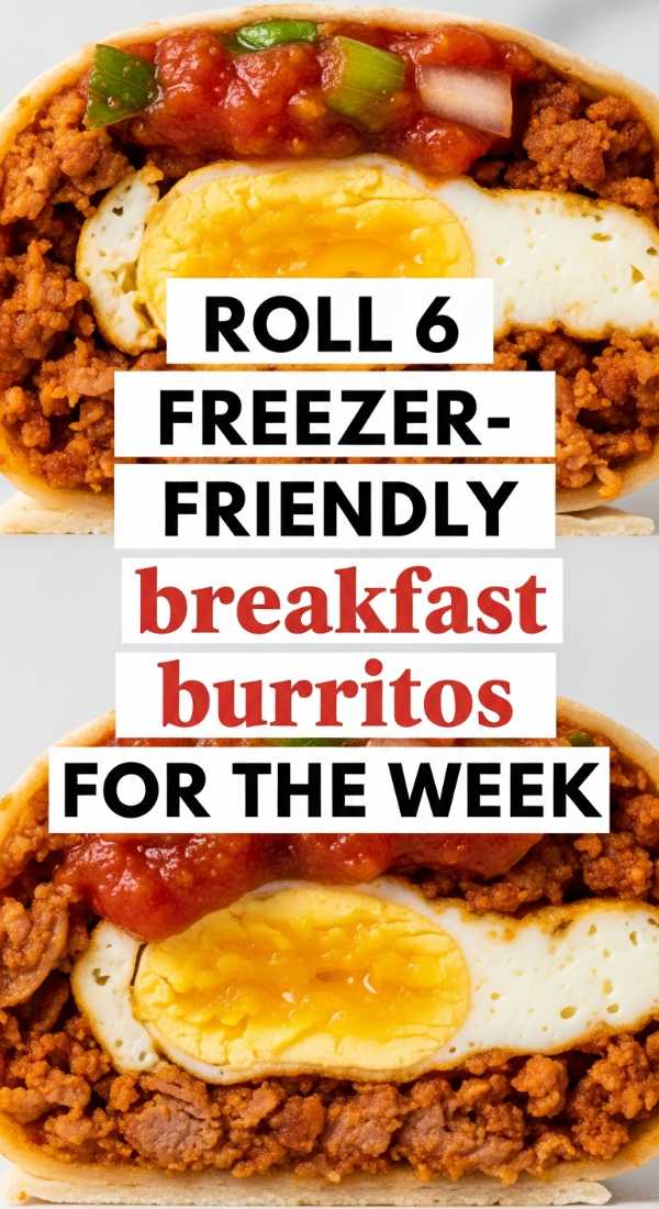 Roll 6 Freezer Friendly Breakfast Burritos For The Week 69e853de2b5a5