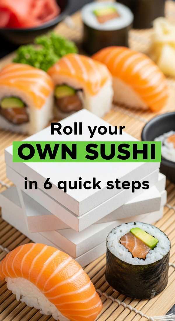 Roll Your Own Sushi In 6 Quick Steps 69eb7fc765d5e