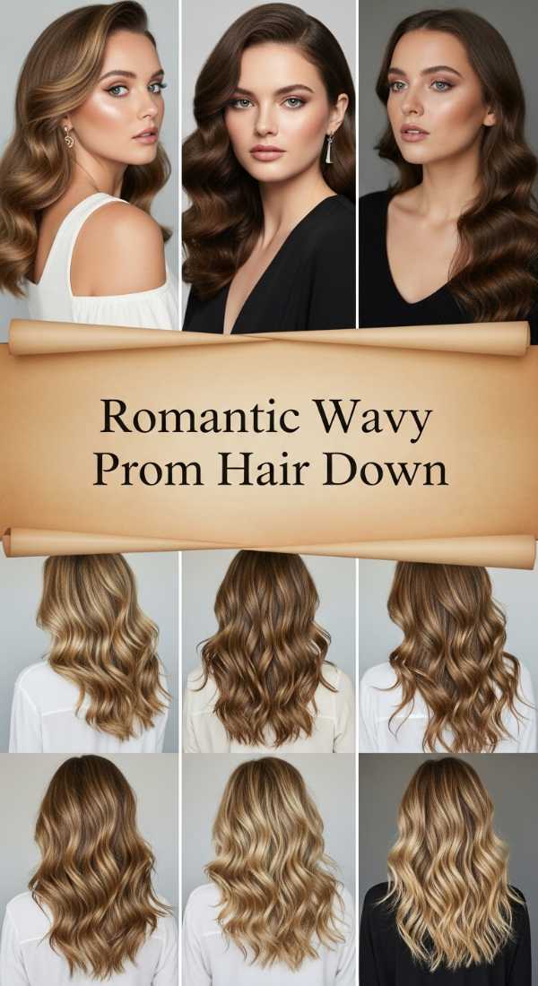 Romantic Wavy Prom Hair Down 69f0e2f521fb7