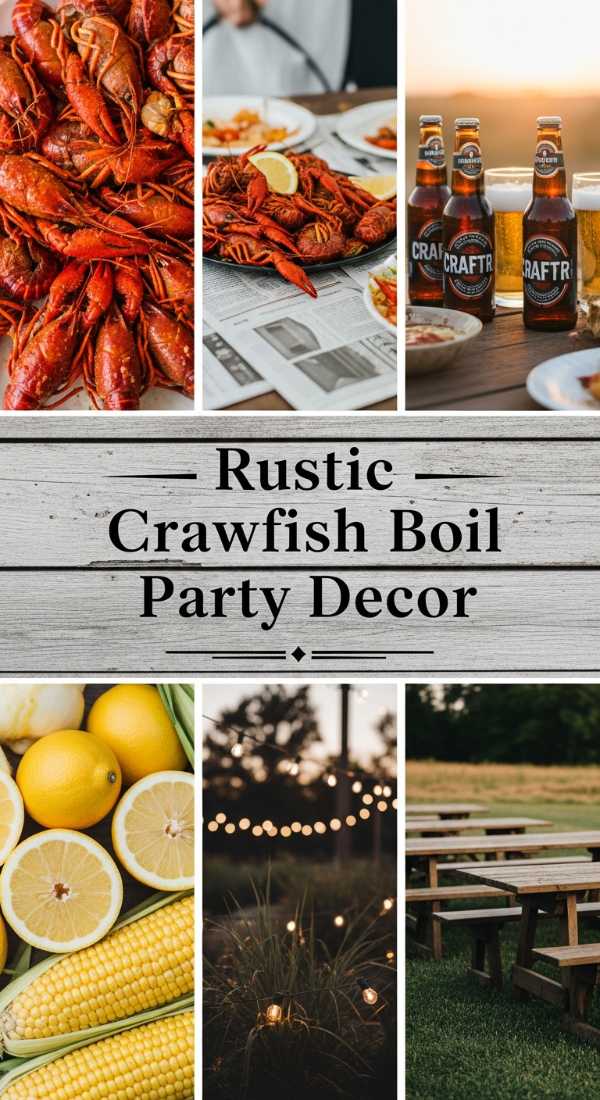 Rustic Crawfish Boil Party Decor 69df234d3012f