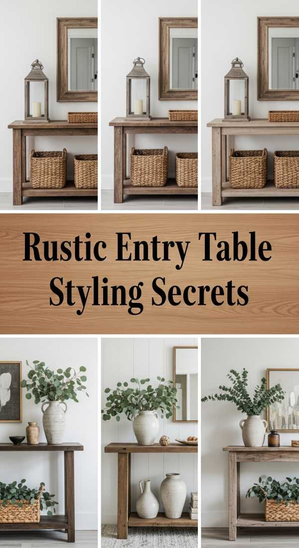 Rustic Entry Table Styling Secrets 69ed033b4226e