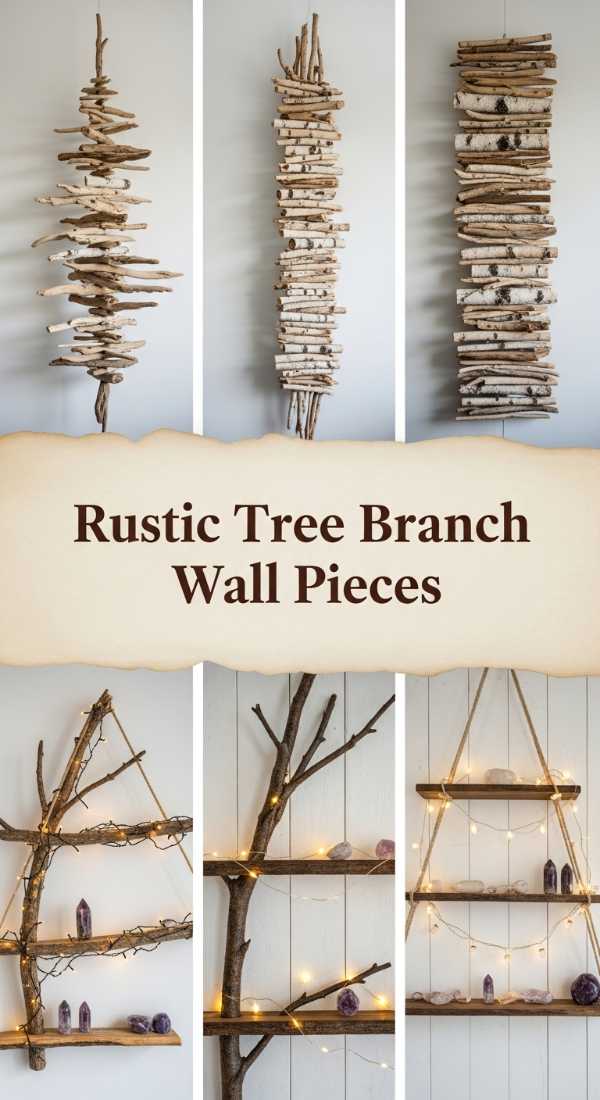 Rustic Tree Branch Wall Pieces 69f1ae713ad24