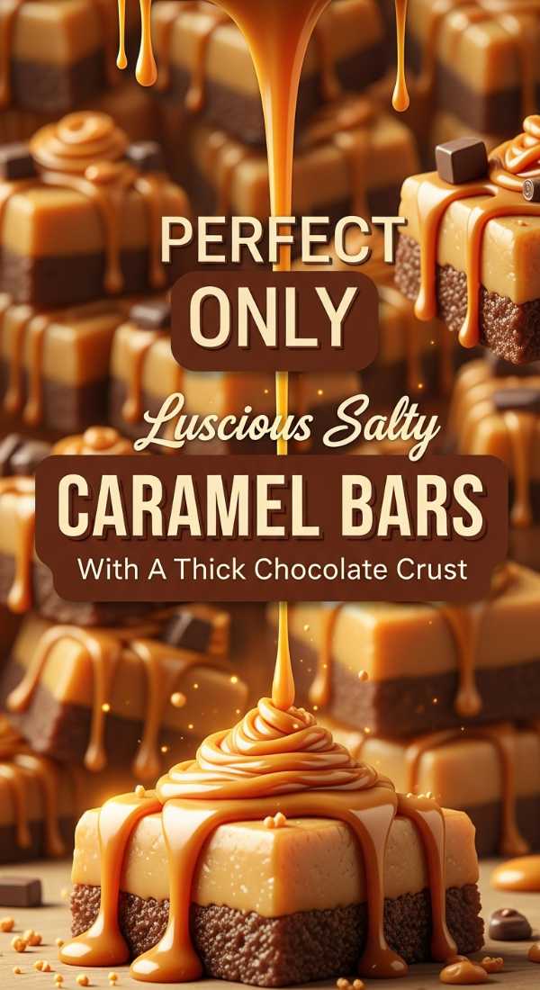 Salty Caramel Bars With A Thick Decadent Chocolate Crust 69eb0f34943b2