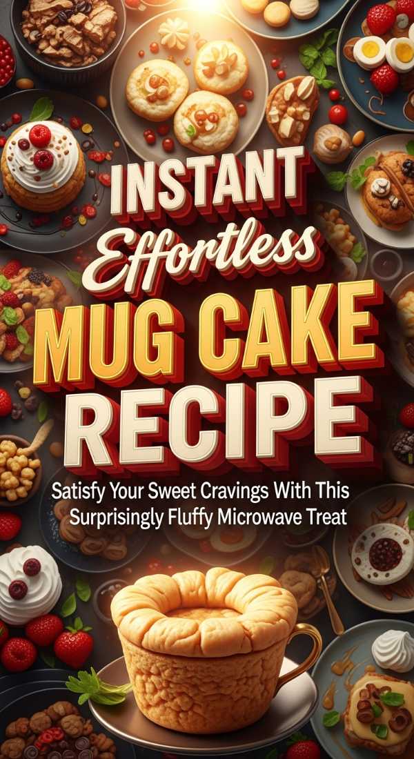 Satisfy Your Sweet Cravings With A Fluffy Mug Cake