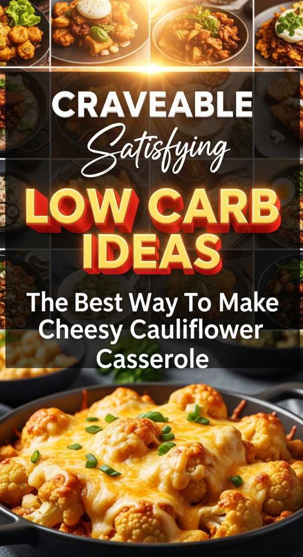 Satisfying Cheesy Cauliflower Casserole Low Carb 69f20ab32c2ea