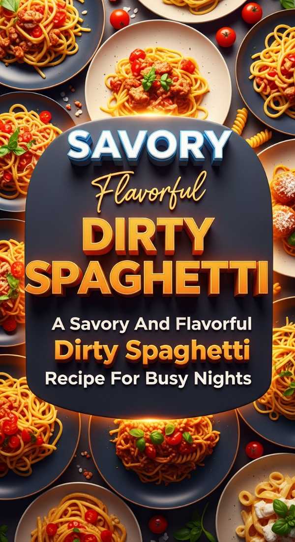 Savory Flavorful Dirty Spaghetti Recipe 69f20c391a93a