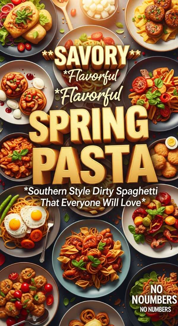 Savory Flavorful Spring Pasta Dirty Spaghetti 69e9bc9bf3786
