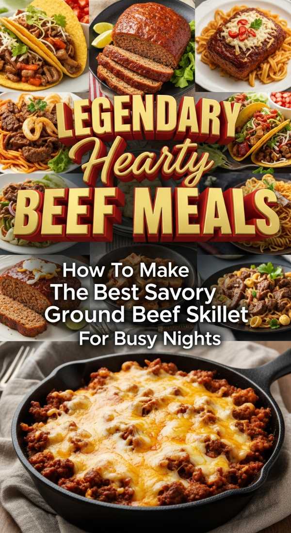 Savory Ground Beef Skillet For Busy Nights 69de7aef51dae