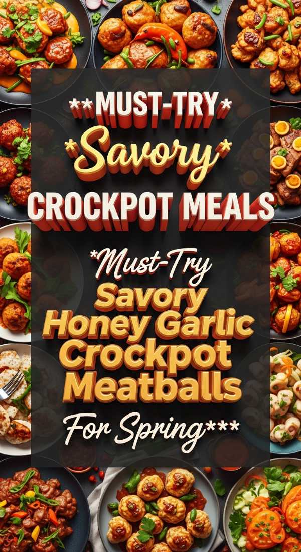 Savory Honey Garlic Crockpot Meatballs 69e9b9dbb2f9f