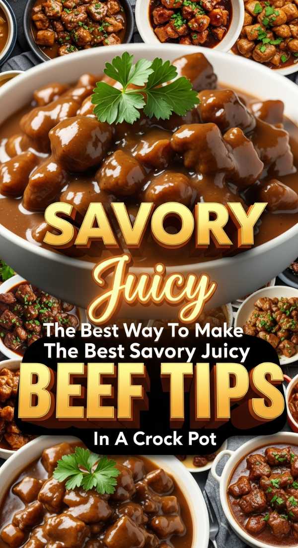 Savory Juicy Slow Cooked Beef Tips 69eb90e745cf2